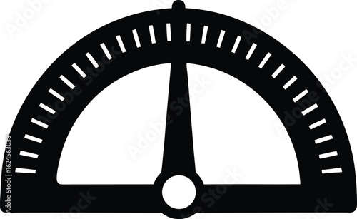 inclinometer on white background.eps