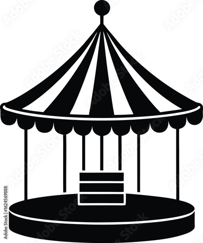slide carousel on white background.eps