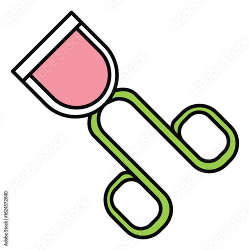 Vector Icon of Eyelash Curler for Makeup