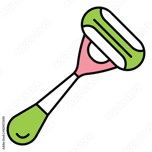 Grooming Tool Shaving Razor Vector Icon Design