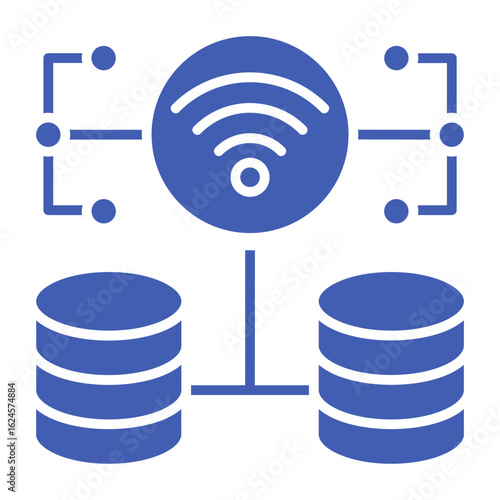 Wireless database Icon