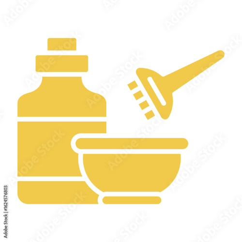 Hair dye kit Icon