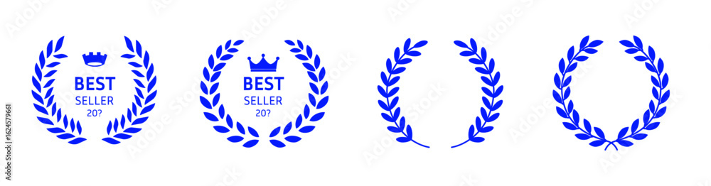 Obraz premium Set of badge best seller, best choice, best price, best quality