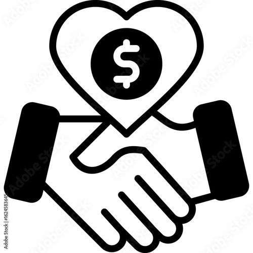 Philanthropy mixed icon