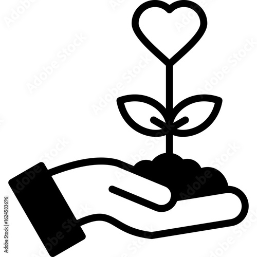 Charity mixed icon