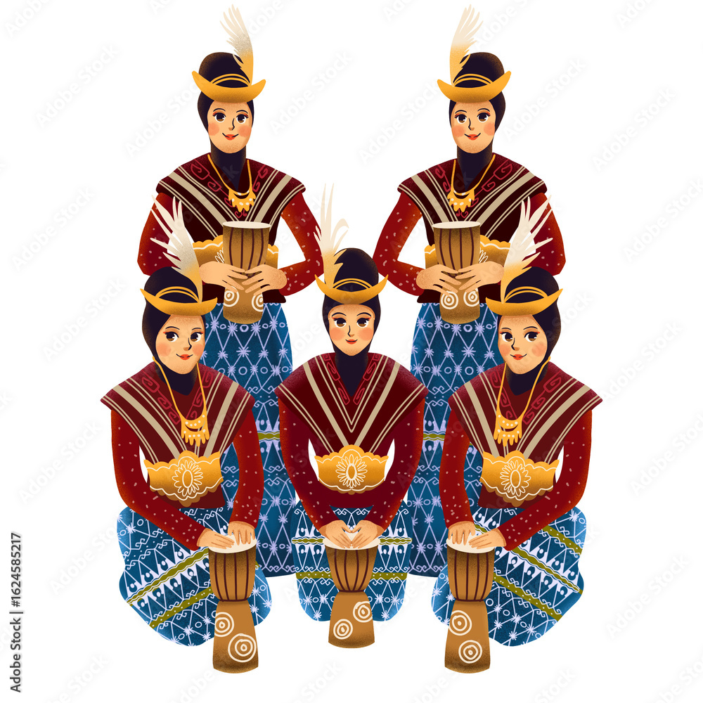 Obraz premium Tifa Dance From Maluku
