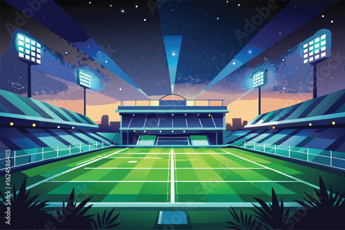 Neon urban lights illuminate a modern city street bustling with nightlife and architectural wonders, showcasing urban travel