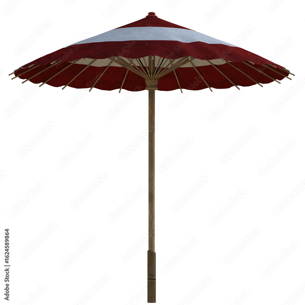Obraz premium Umbrella red asian
