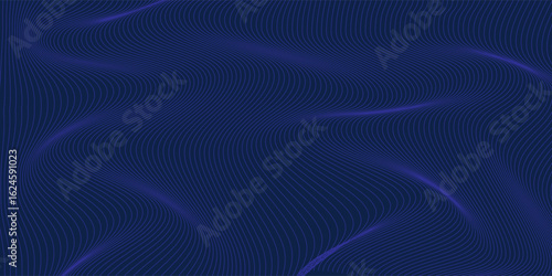 Premium background design with diagonal dark blue line pattern. Vector horizontal template for digital lux business banner, contemporary formal invitation, luxury voucher, prestigious gift certificate