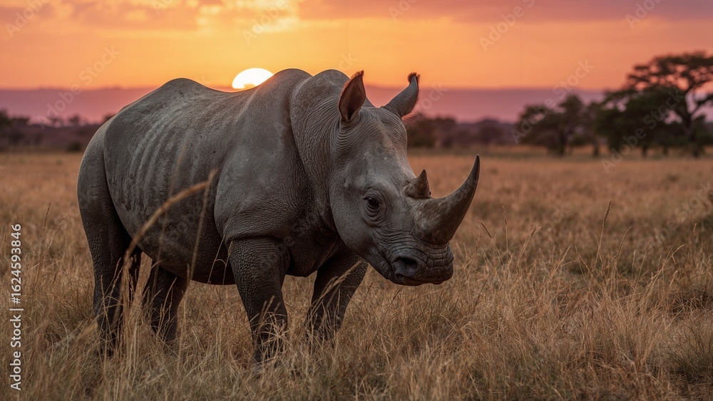 Obraz premium Image about world rhino day