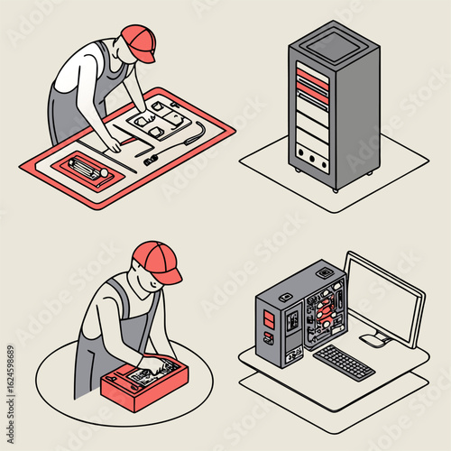business people icons