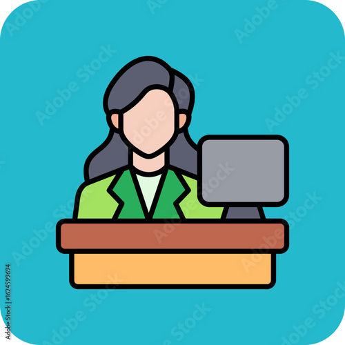 Receptionist Icon
