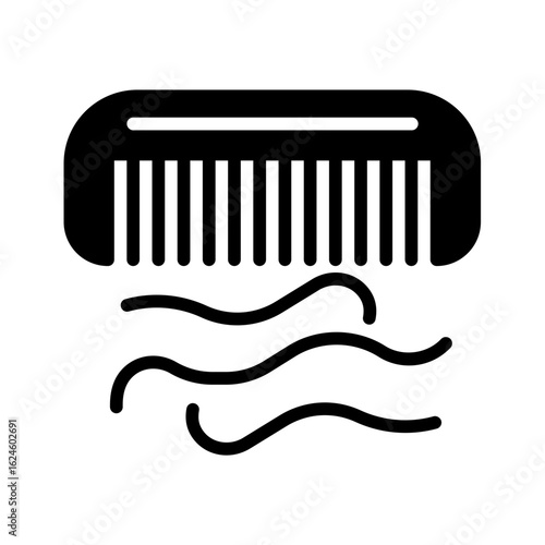 Hair loss effect icon