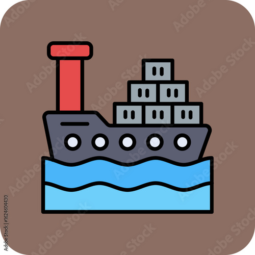 Cargo ship Icon