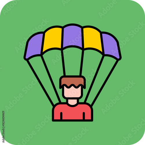 Parachuting Icon