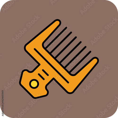Afro comb Icon