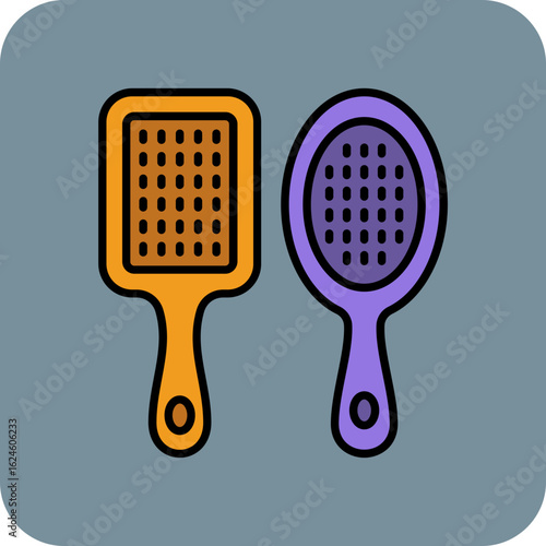 Hair brushes Icon