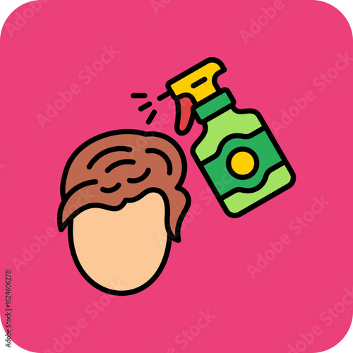 Watering hair Icon