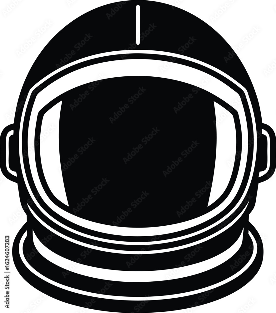 Fototapeta premium astronaut s helmet visor on white background.eps
