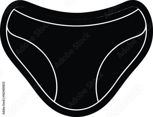 hip pad on white background.eps
