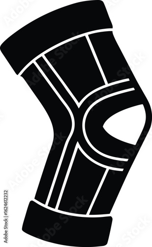 knee brace on white background.eps