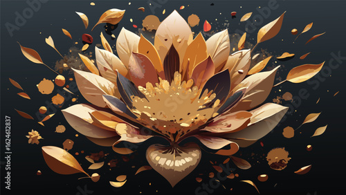 Happy young Black man in a red jacket smiling while walking in a park with a woman