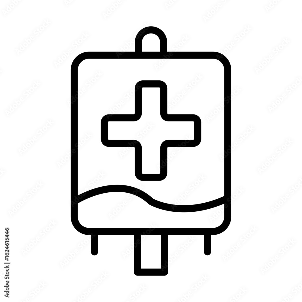 Fototapeta premium Infus water icon