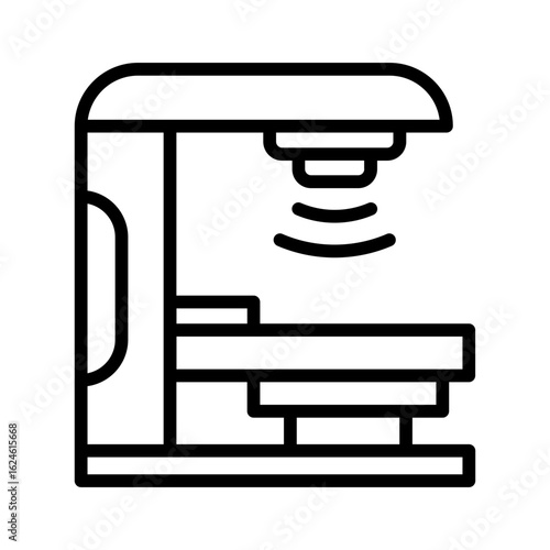 CT scan machine icon