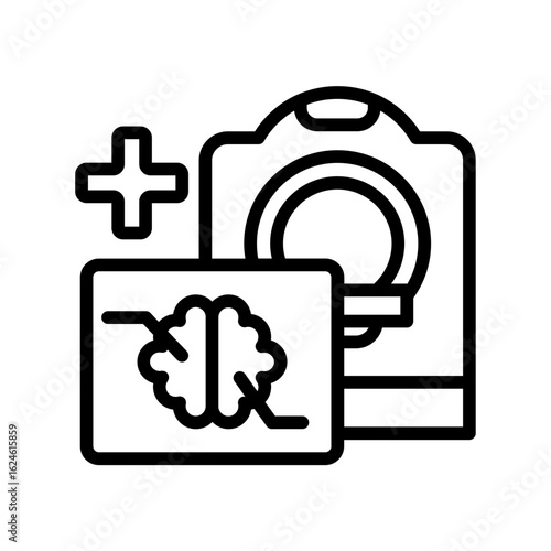 Ct scan unit icon