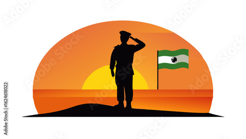 Flag of Azad Jammu and Kashmir (Azad Kashmir)