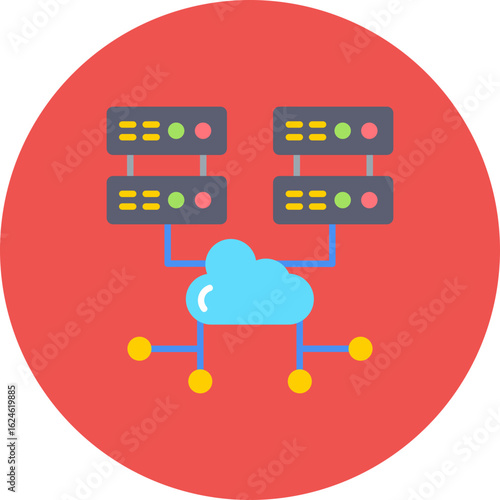 Cloud computing Icon