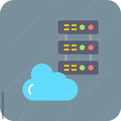 Cloud server Icon