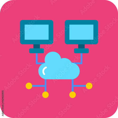 Cloud network Icon