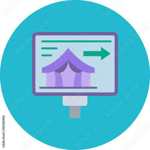 Camping zone Icon
