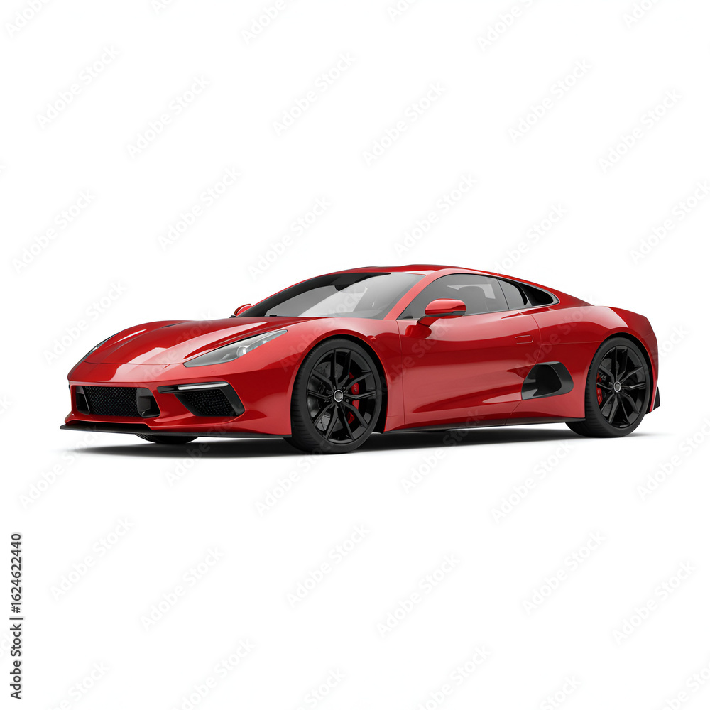 Fototapeta premium red sports car