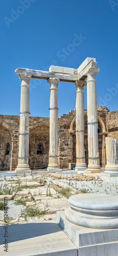 Athene Tempel in Side Türkei