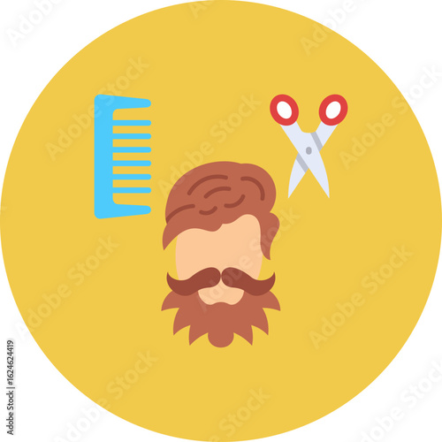 Hair styling Icon