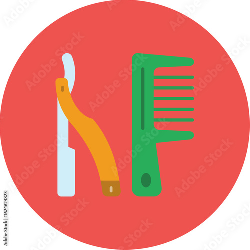 Hair cutting Icon