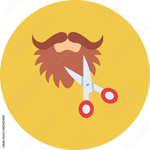 Beard trimming Icon