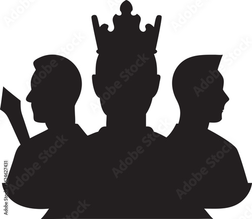 Fashion Silhouette of a Stylish Woman