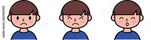 Get a lively collection of boy facial expressions vector illustration, perfect for adding personality to your designs. Ideal for websites, apps, and creative projects!