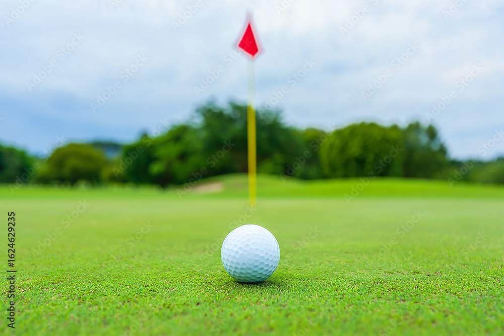 Obraz premium Golf Collection: Swing, Equipment, and Sports Lifestyle