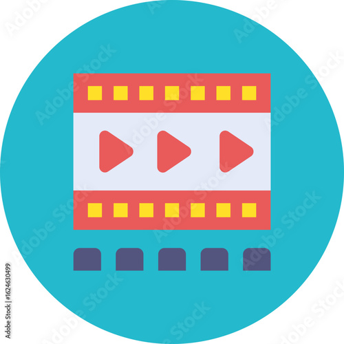 Watching a movie Icon