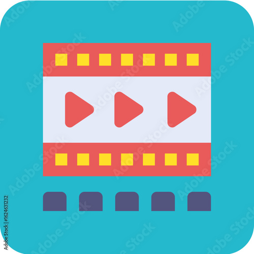 Watching a movie Icon