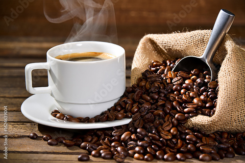 Freshly Brewed Morning Coffee-A Perfect Start
