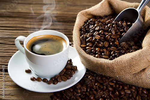 Freshly Brewed Morning Coffee-A Perfect Start