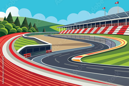 Urban roads, highways, and mountain motorways capture the speed and motion of cars and trucks in city and nature travel