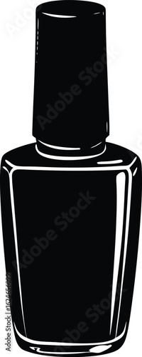 nail polish bottle on white background.eps