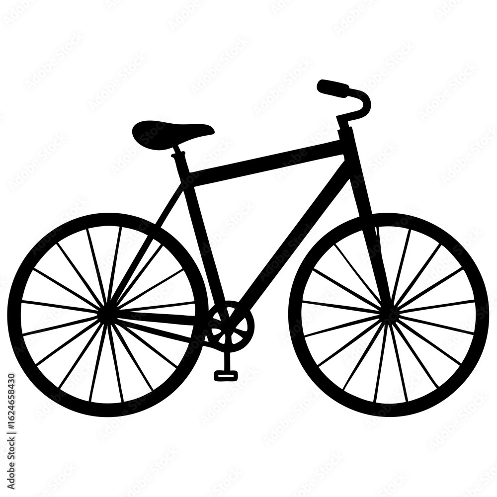 Obraz premium vintage bicycle vector illustration