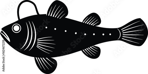 lanternfish on white background.eps
